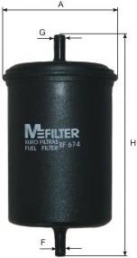 MFILTER BF674 Паливний фільтр