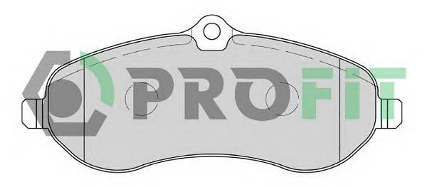 PROFIT 5000-1771 Колодки гальмівні дискові