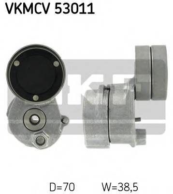 SKF VKMCV 53011 Натяжний ролик, полікліновий