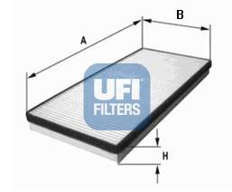 UFI 53.137.00 Фильтр, воздух во