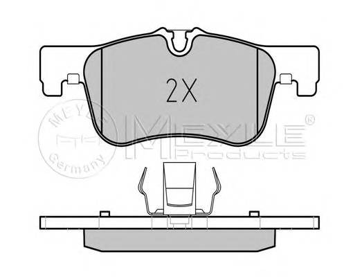 MEYLE 025 250 1418 Комплект тормозных колодок,