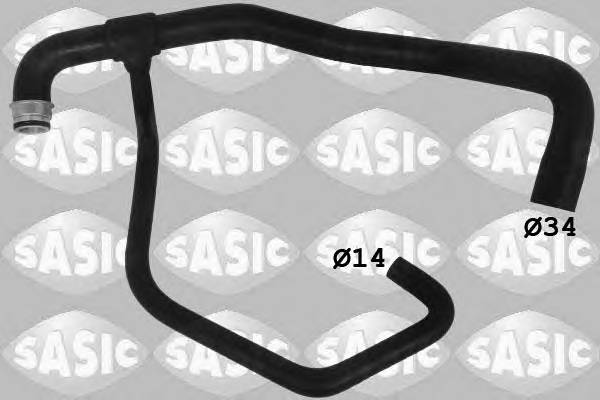 SASIC SWH0478 Шланг радиатора