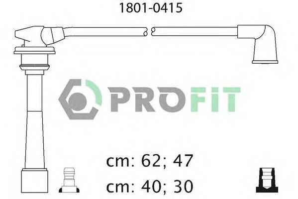 PROFIT 1801-0415 Високовольтні кабелі