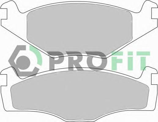 PROFIT 5000-0419 Колодки гальмівні дискові