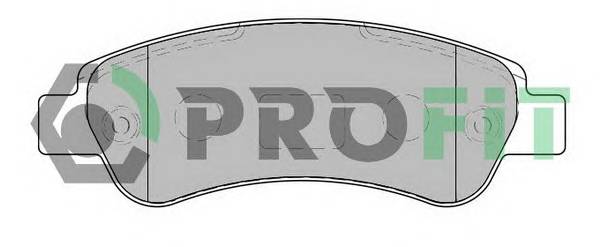 PROFIT 5000-1927 Колодки гальмівні дискові