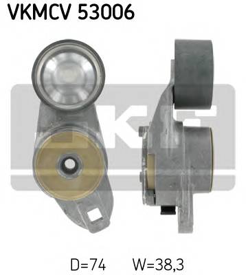 SKF VKMCV 53006 Натяжной ролик, поликлиновой