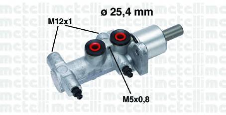 METELLI 05-0766 Главный тормозной цилиндр