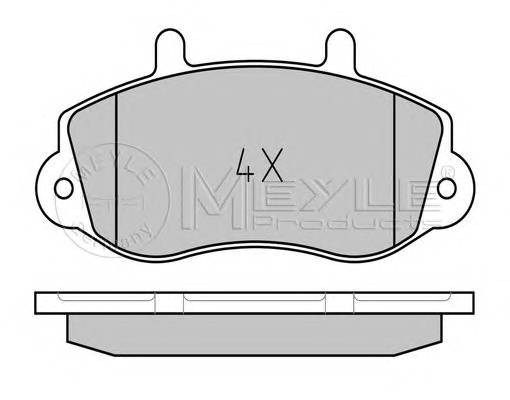 MEYLE 0252330218/PD KLOCKI HAM. RENAULT