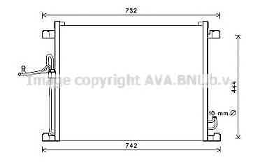 AVA QUALITY COOLING DN5392 Конденсатор, кондиционер