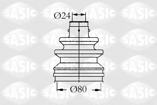 SASIC 4003448 Комплект пильника, приводний