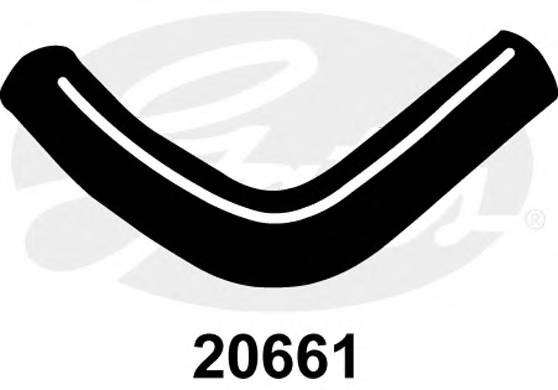 GATES 20661 Шланг радиатора