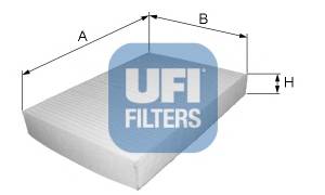 UFI 53.040.00 Фильтр, воздух во