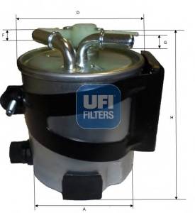 UFI 55.417.00 Топливный фильтр