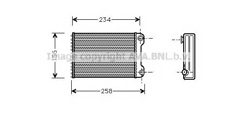 AVA QUALITY COOLING FTA6242 Теплообменник, отопление салона