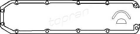 TOPRAN 100 658 Комплект прокладок, крышка