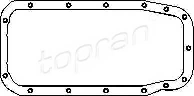 TOPRAN 204 000 Прокладка, масляний піддон