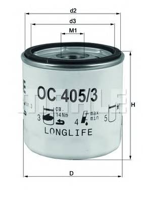 KNECHT OC 405/3 Масляний фільтр