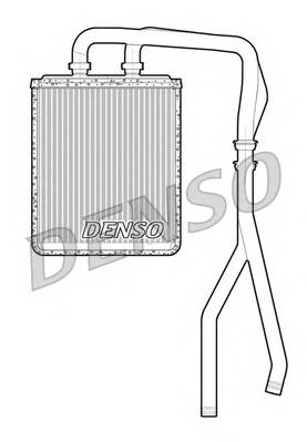 DENSO DRR12010 Теплообменник, отопление салона