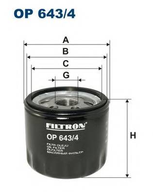 FILTRON OP643/4 Масляний фільтр