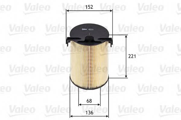 VALEO 585652 Воздушный фильтр