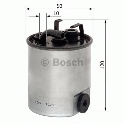 BOSCH F 026 402 003 Топливный фильтр