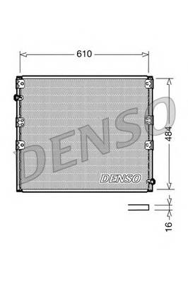 DENSO DCN50020 Конденсатор, кондиціонер
