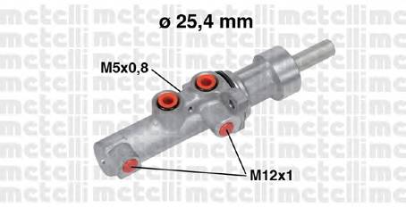METELLI 05-0752 Главный тормозной цилиндр