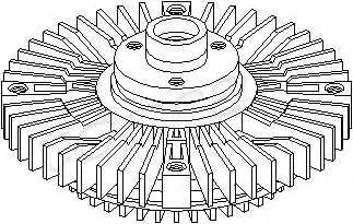 TOPRAN 109 607 Зчеплення, вентилятор радіатора