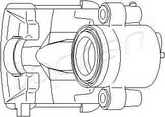 TOPRAN 110 283 Тормозной суппорт