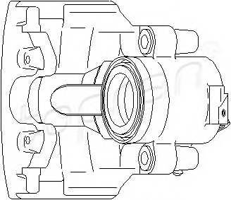 TOPRAN 110 288 Тормозной суппорт