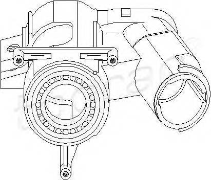 TOPRAN 102 413 Замок валу рульового