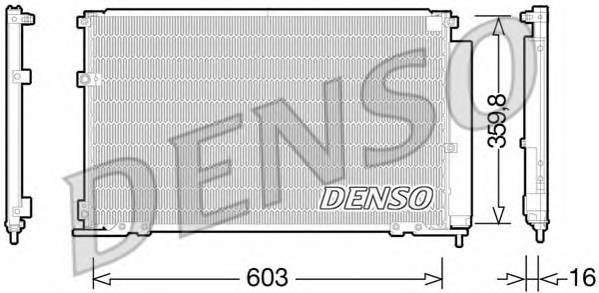DENSO DCN50047 Конденсатор, кондиционер