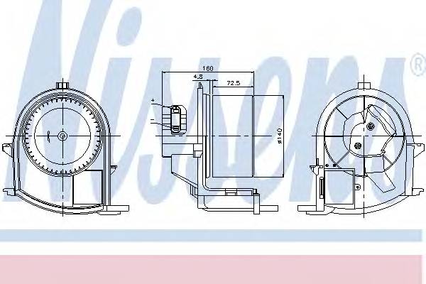 NISSENS 87047 DMUCHAWA CLIO II