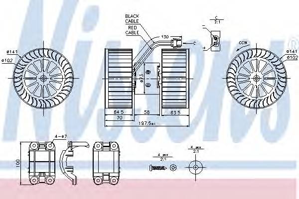 NISSENS 87115 DMUCHAWA BMW 3