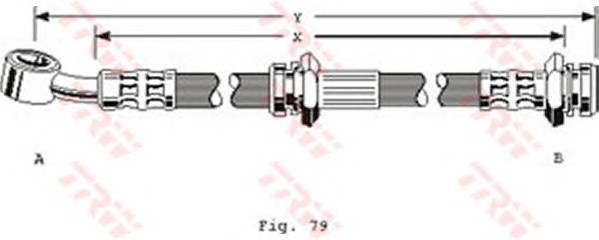 TRW PHD170 Тормозной шланг