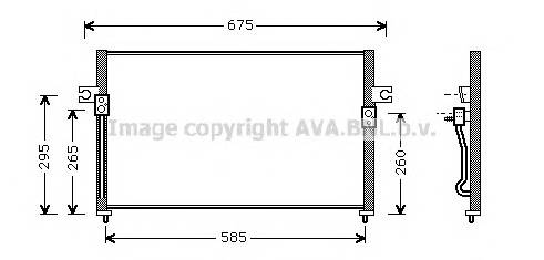 AVA QUALITY COOLING HY5058 Конденсатор, кондиционер