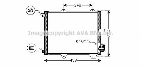 AVA QUALITY COOLING SZ5088 Конденсатор, кондиционер