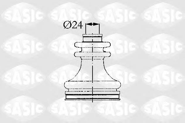 SASIC 4003425 Комплект пылника, приводной