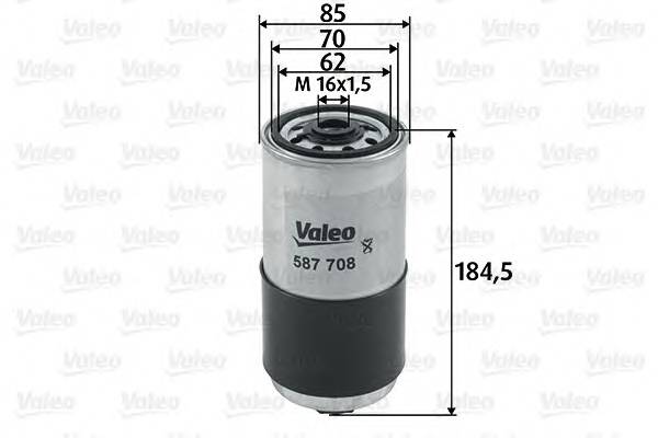 VALEO 587708 Топливный фильтр