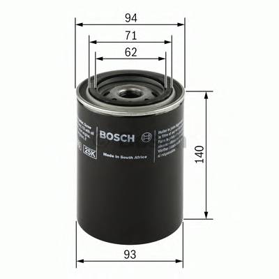 BOSCH 0 451 104 005 Масляний фільтр