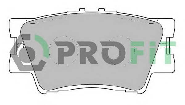 PROFIT 5000-2015 Колодки гальмівні дискові
