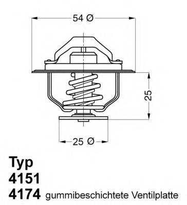 WAHLER 4151.76D Термостат, охолоджуюча рідина