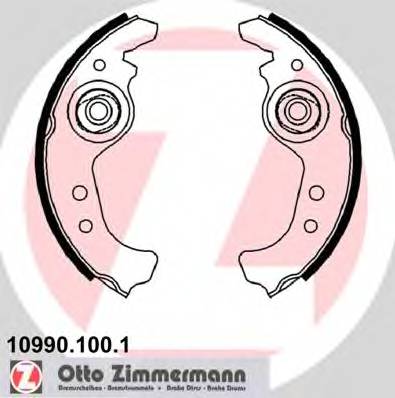 ZIMMERMANN 10990.100.1 Комплект гальмівних колодок