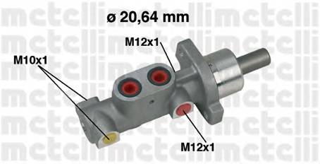 METELLI 05-0363 Главный тормозной цилиндр