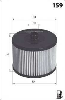 MECAFILTER ELG5293 Топливный фильтр