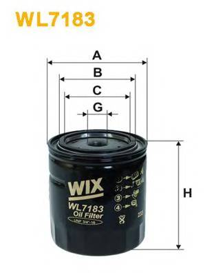WIX FILTERS WL7183 Масляний фільтр