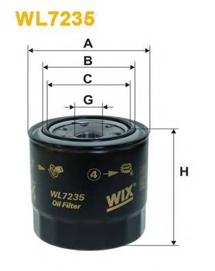 WIX FILTERS WL7235 Масляный фильтр