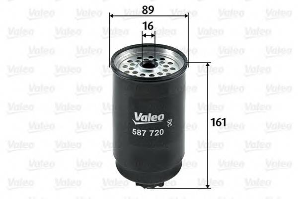 VALEO 587720 Топливный фильтр