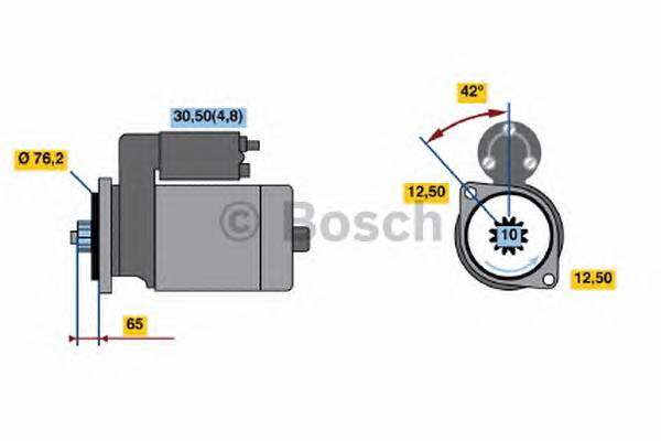 BOSCH 0 001 121 402 Стартер