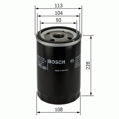 BOSCH F 026 407 048 Масляний фільтр